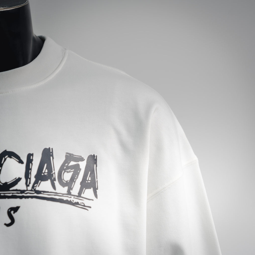 Balen 25fw printed sweatshirt