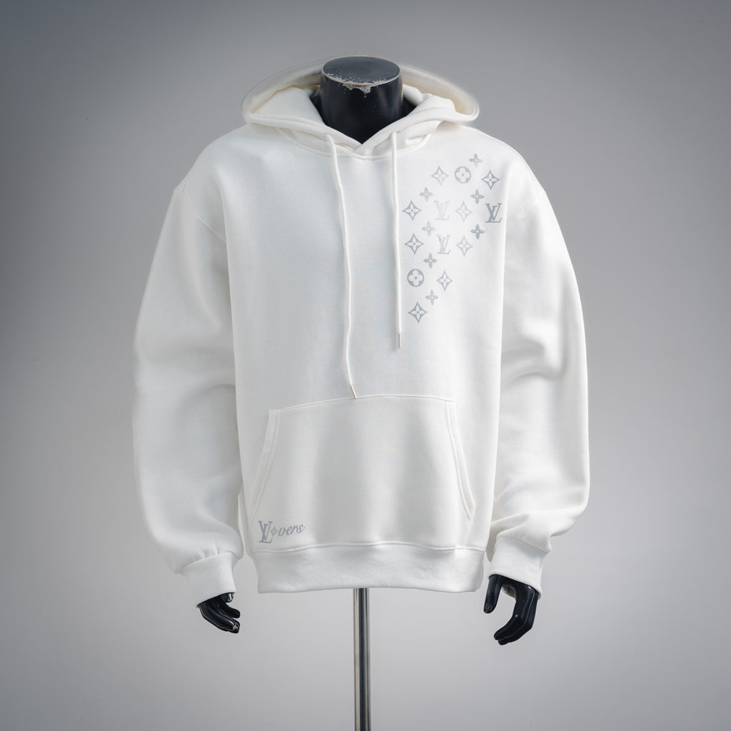 Louis 25fw printed hoodie