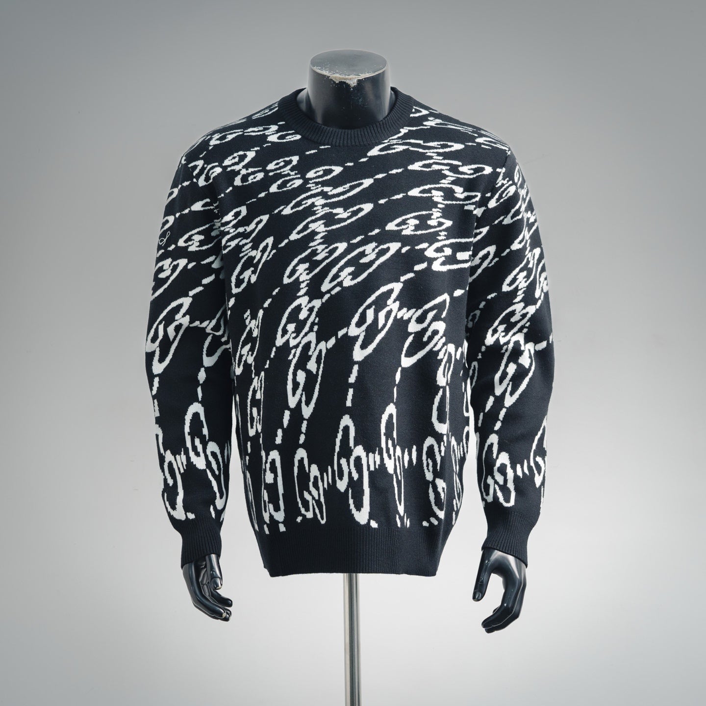 Guc 25fw jacquard sweater