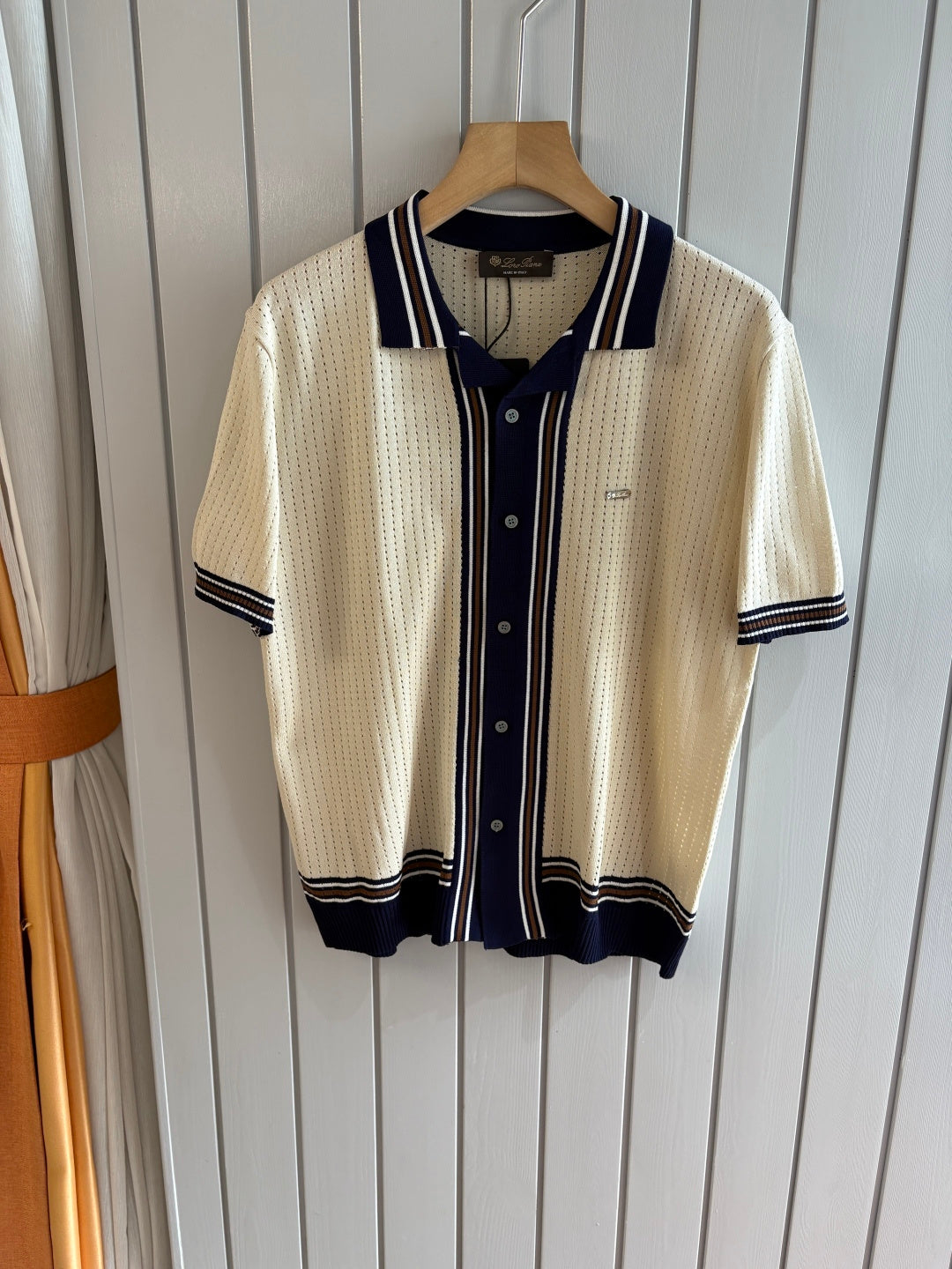 Loro 25fw jacquard t-shirt