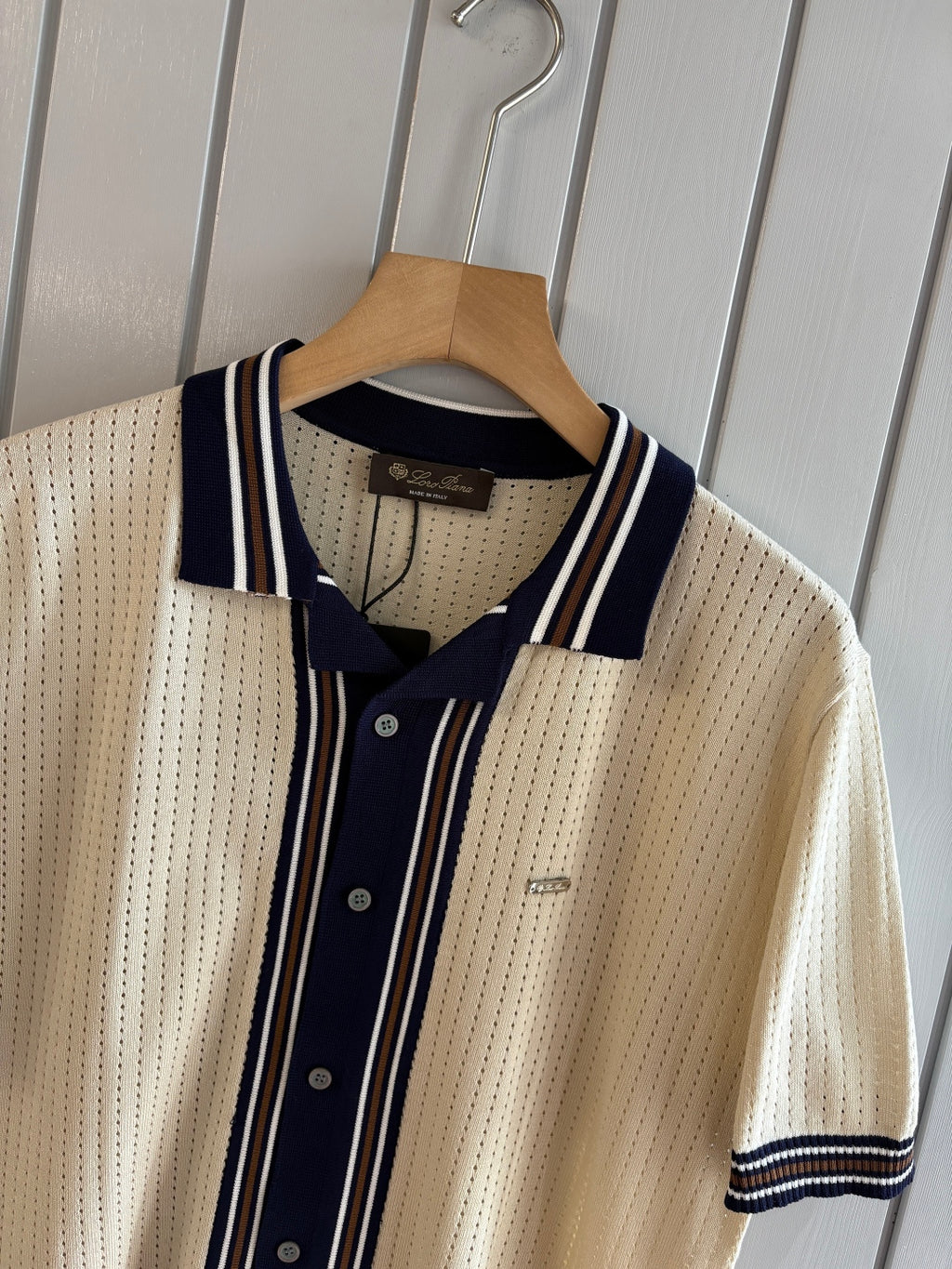 Loro 25fw jacquard t-shirt