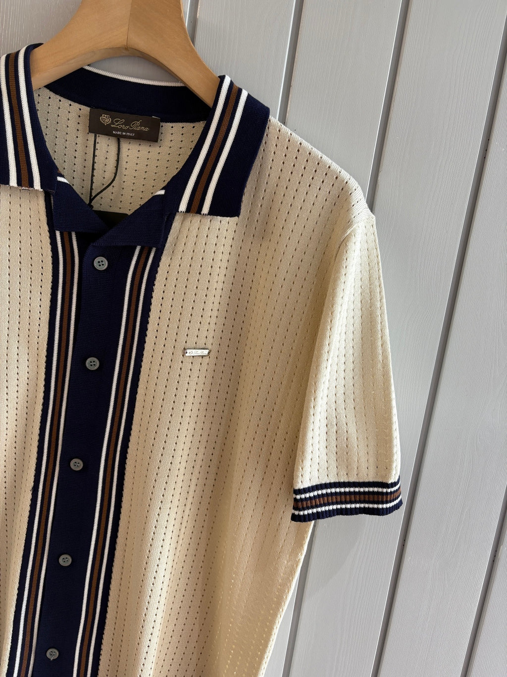 Loro 25fw jacquard t-shirt