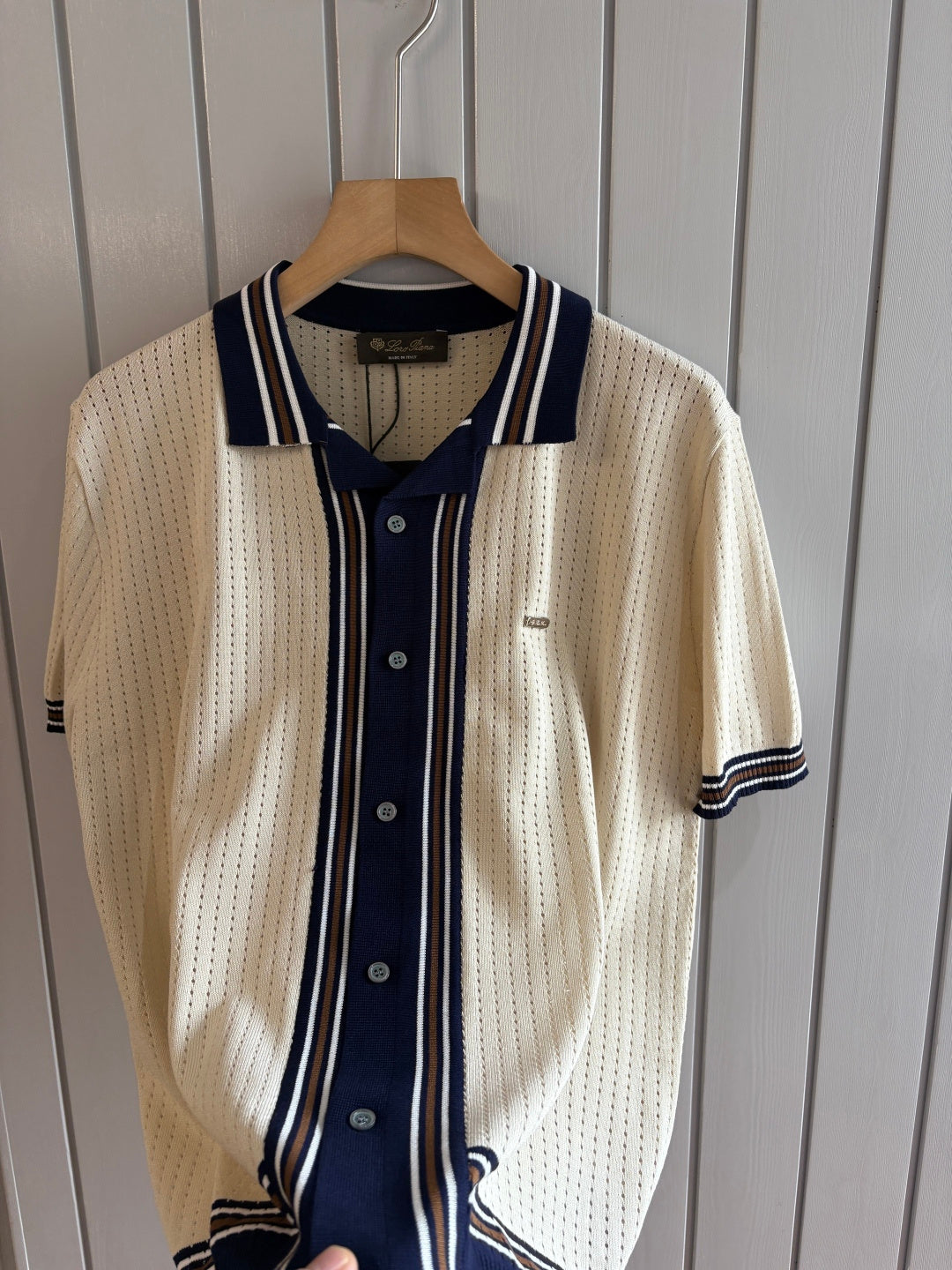 Loro 25fw jacquard t-shirt