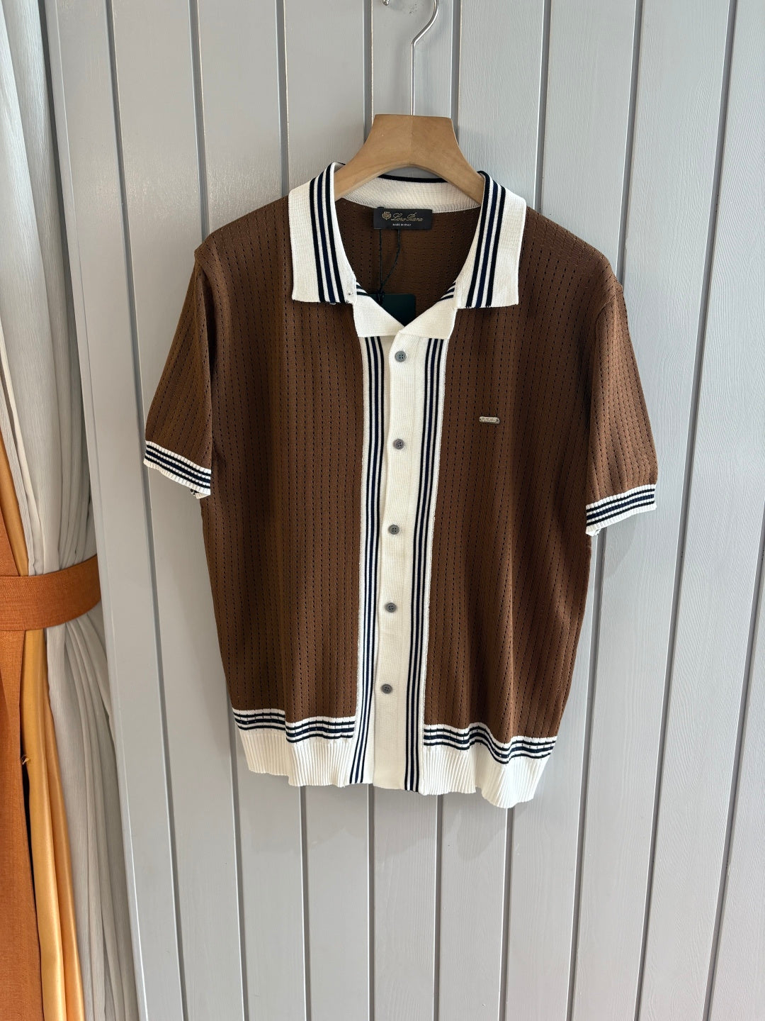 Loro 25fw jacquard t-shirt