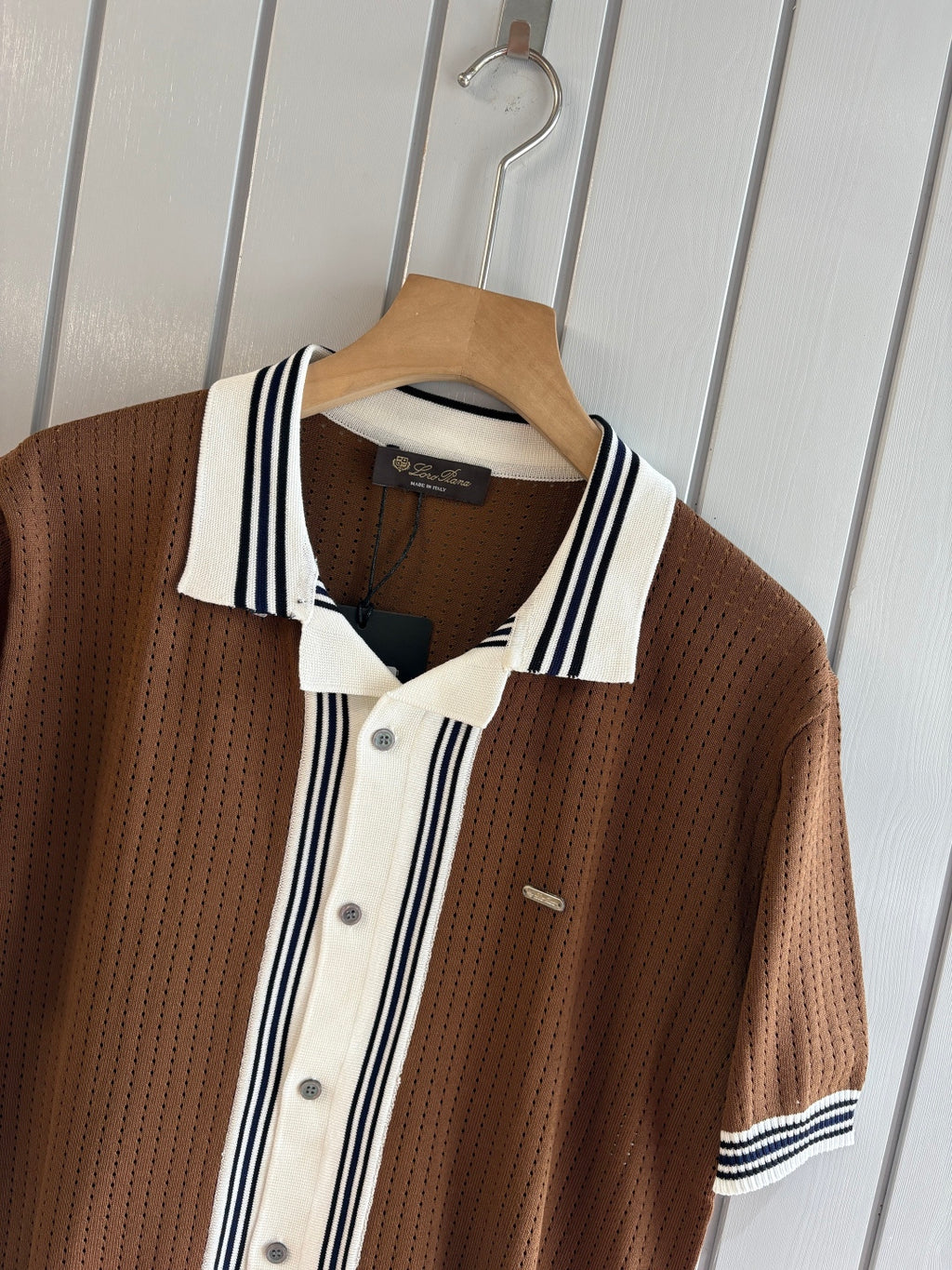 Loro 25fw jacquard t-shirt