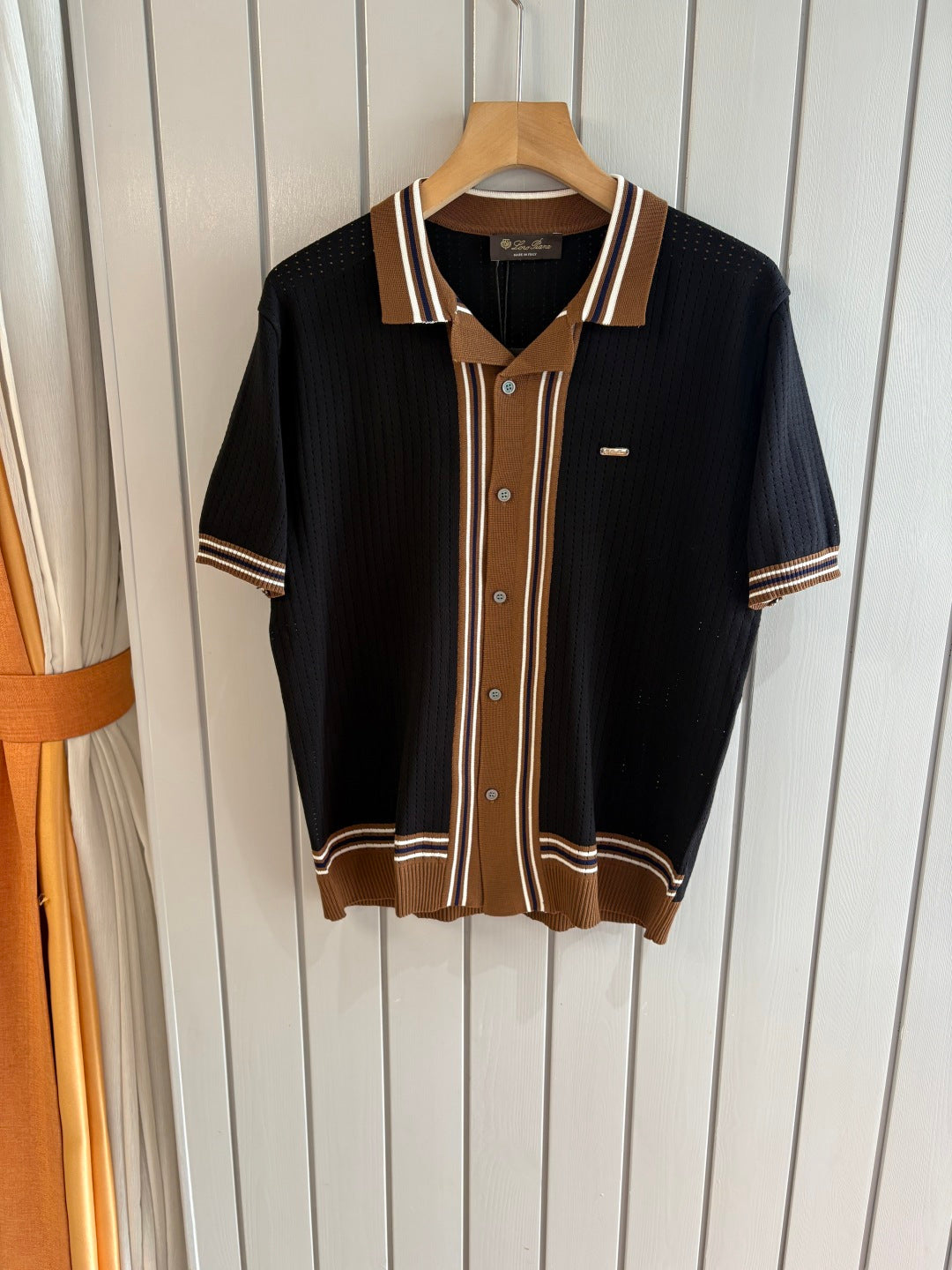 Loro 25fw jacquard t-shirt