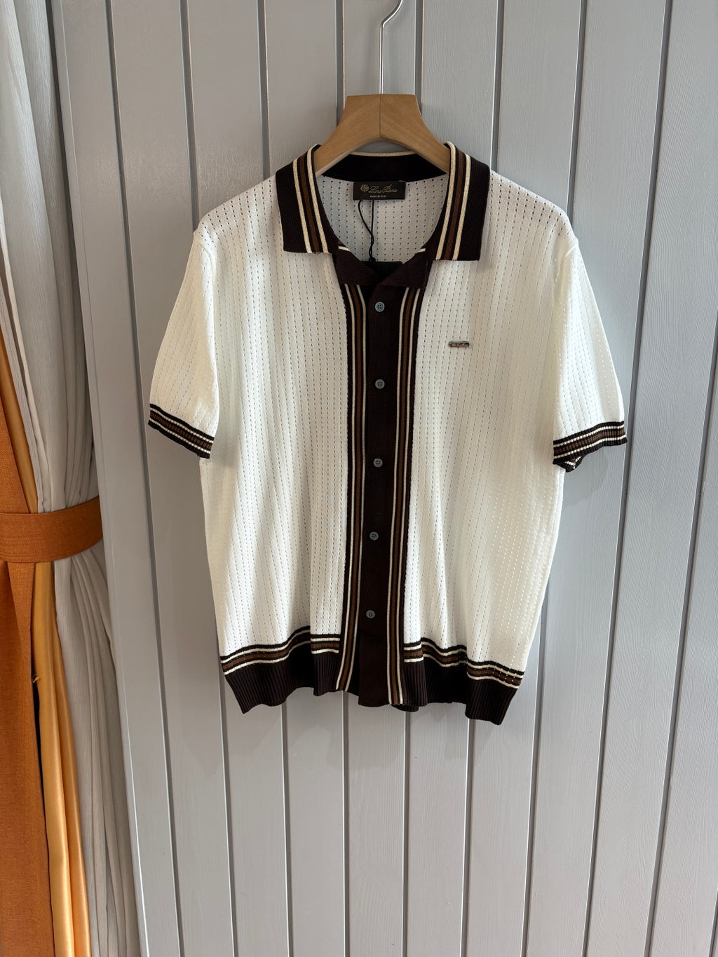 Loro 25fw jacquard t-shirt