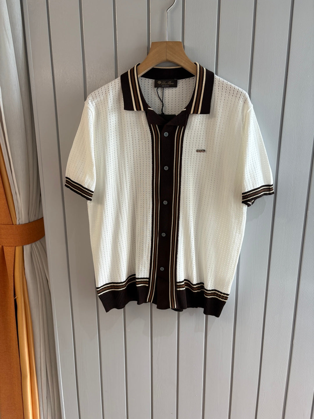 Loro 25fw jacquard t-shirt