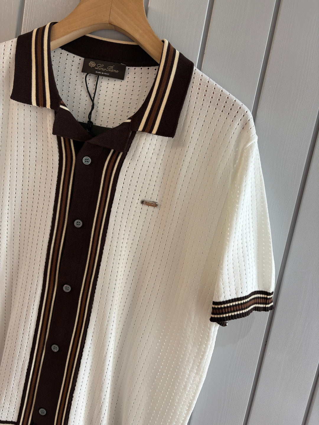 Loro 25fw jacquard t-shirt