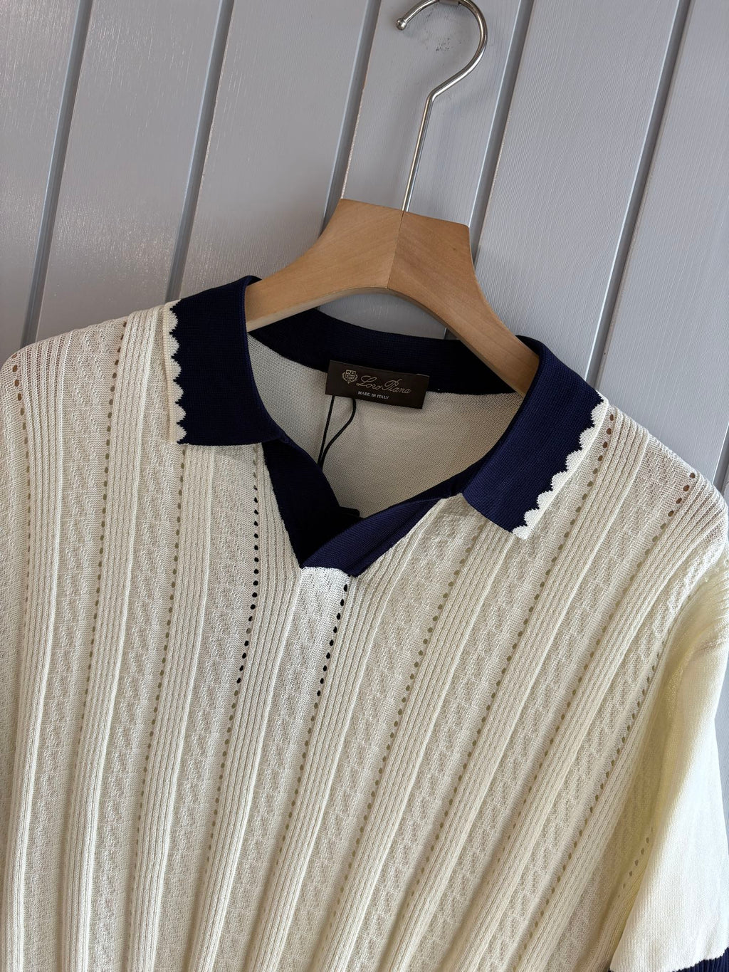 Loro 25fw jacquard t-shirt