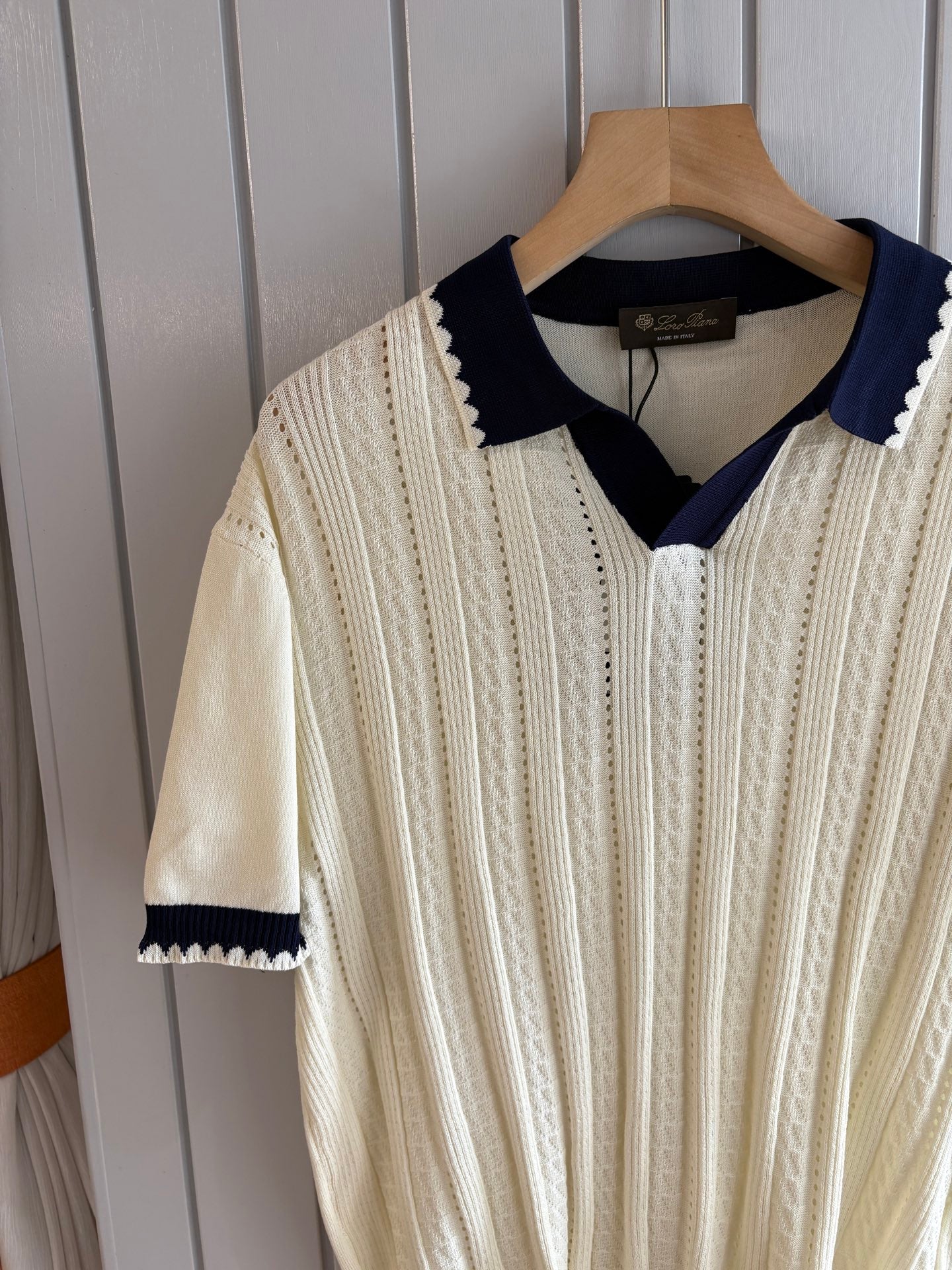 Loro 25fw jacquard t-shirt