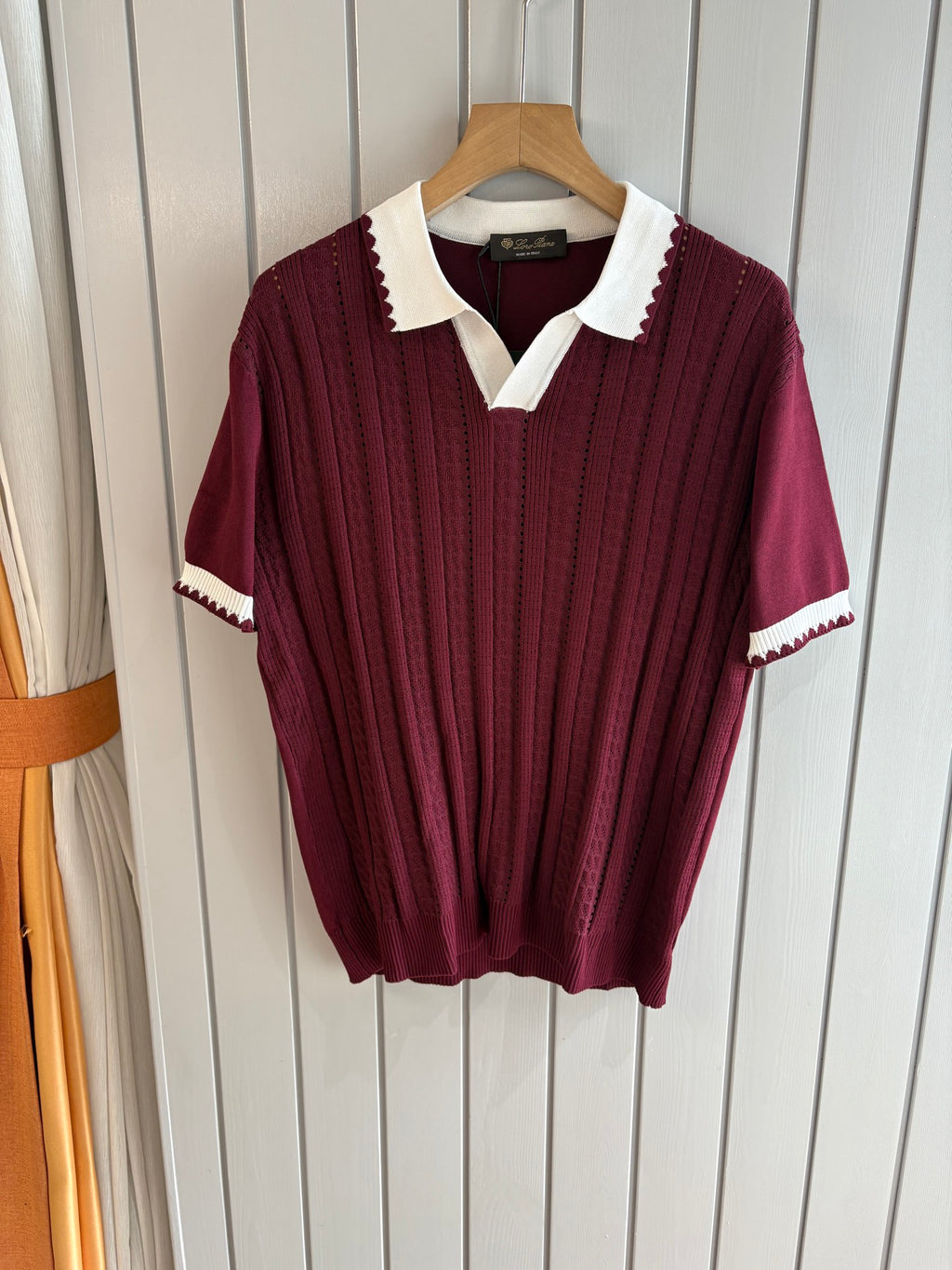 Loro 25fw jacquard t-shirt