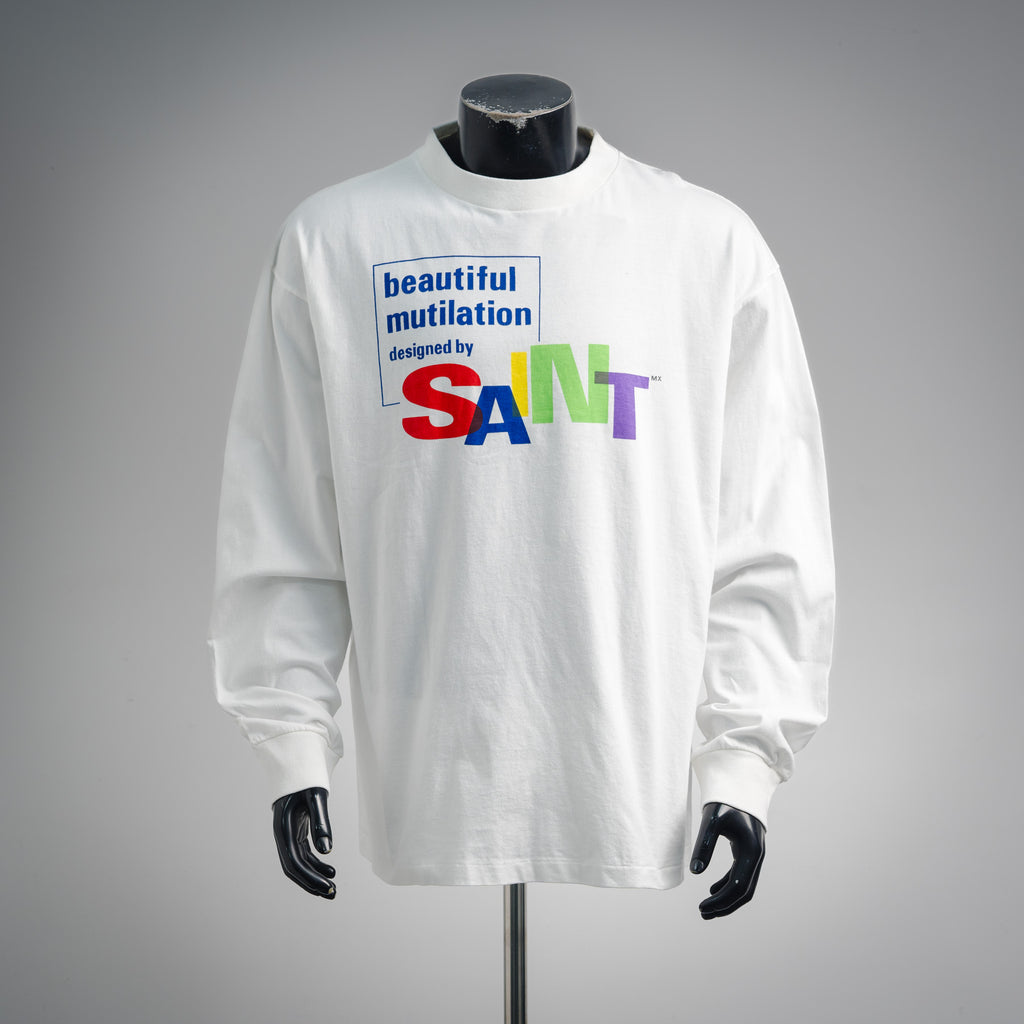 Saint 25fw printed sweatshirt