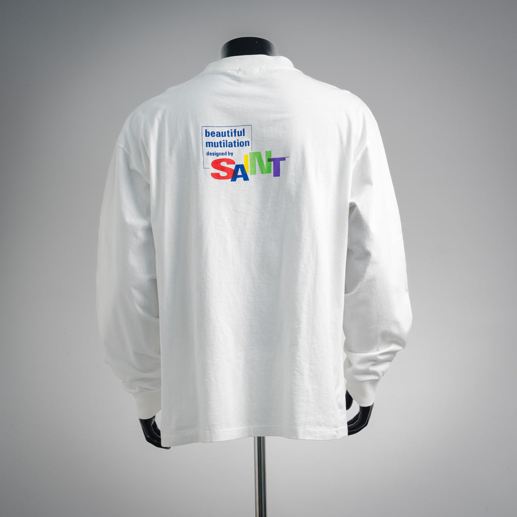 Saint 25fw printed sweatshirt
