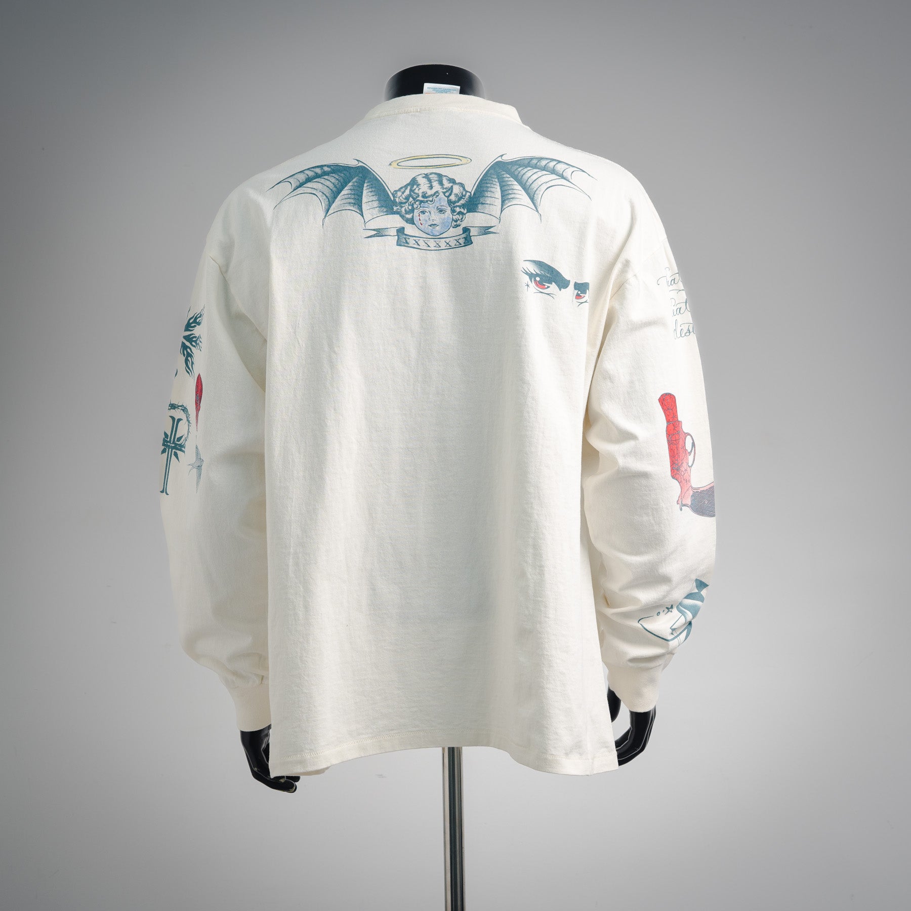 Saint 25fw printed sweatshirt