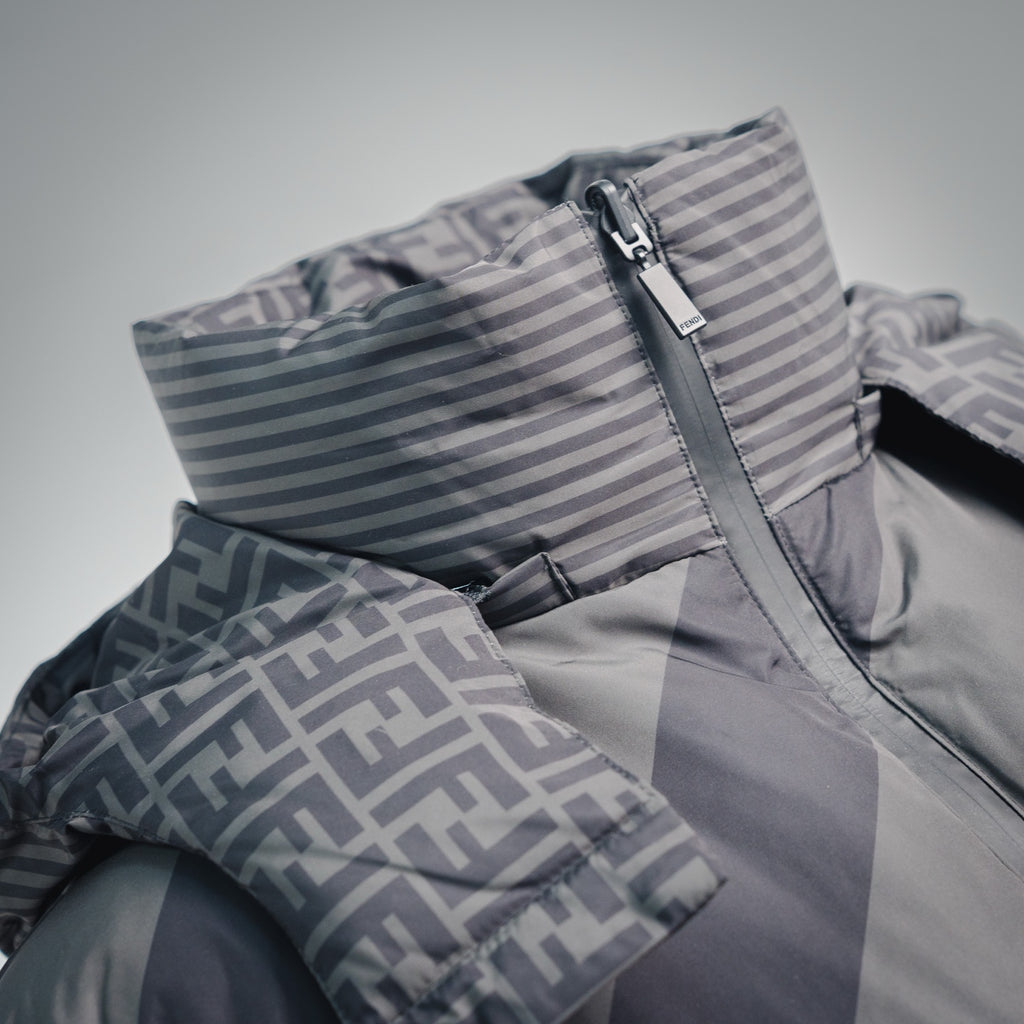 Fend 25fw printed jacket