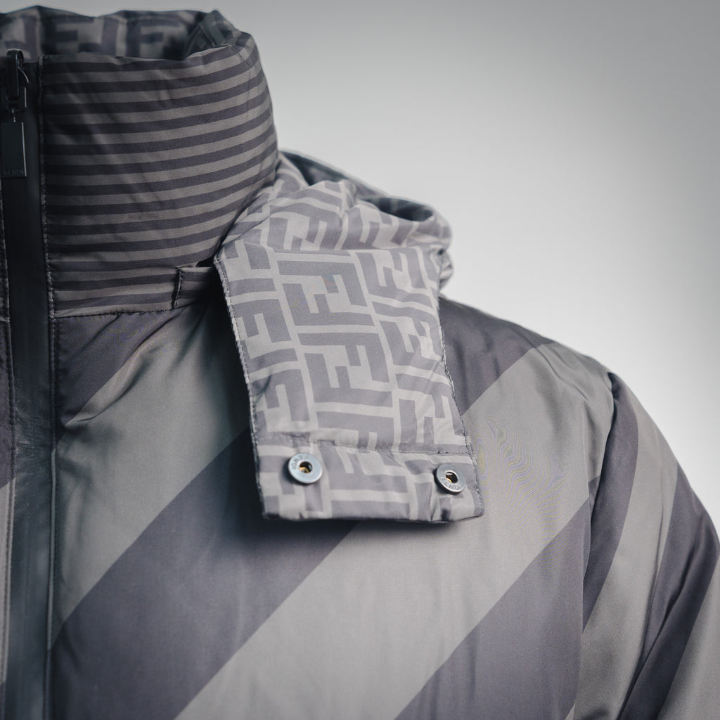 Fend 25fw printed jacket