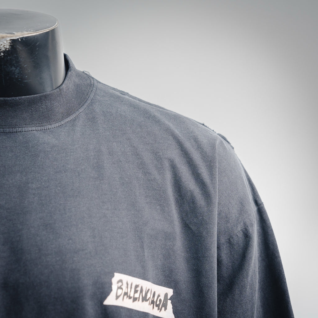 Balen 25fw printed sweatshirt