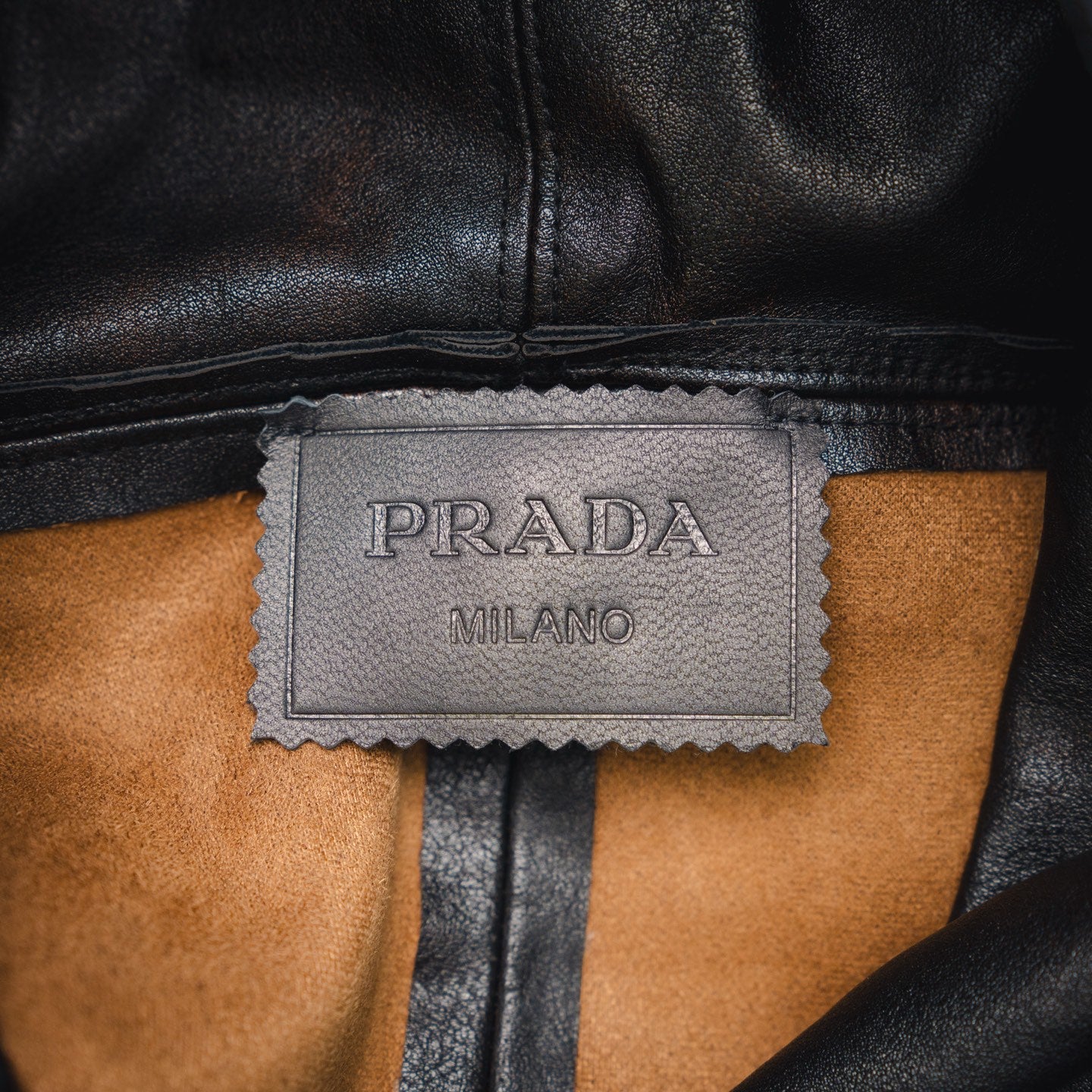 Pra 25fw leather jacket