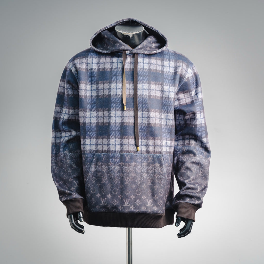 Louis 25fw plaid hoodie