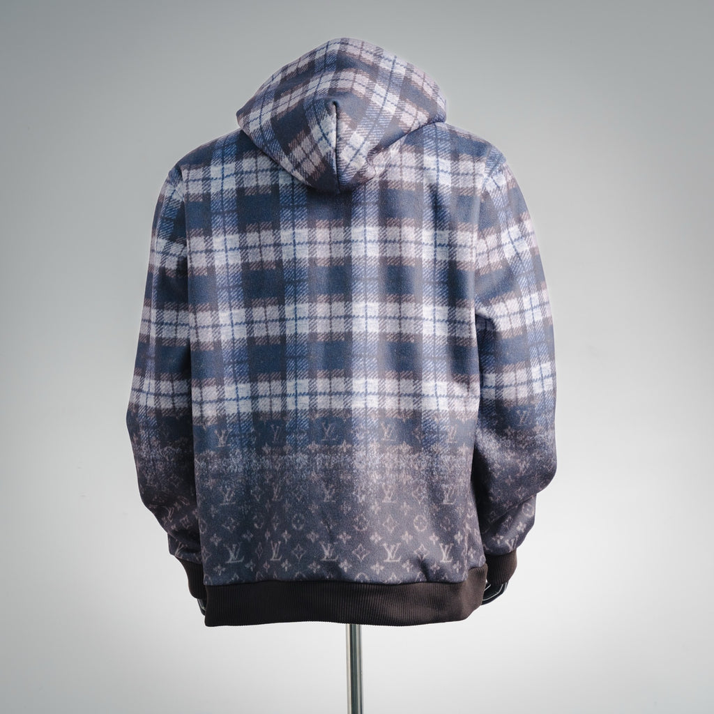 Louis 25fw plaid hoodie