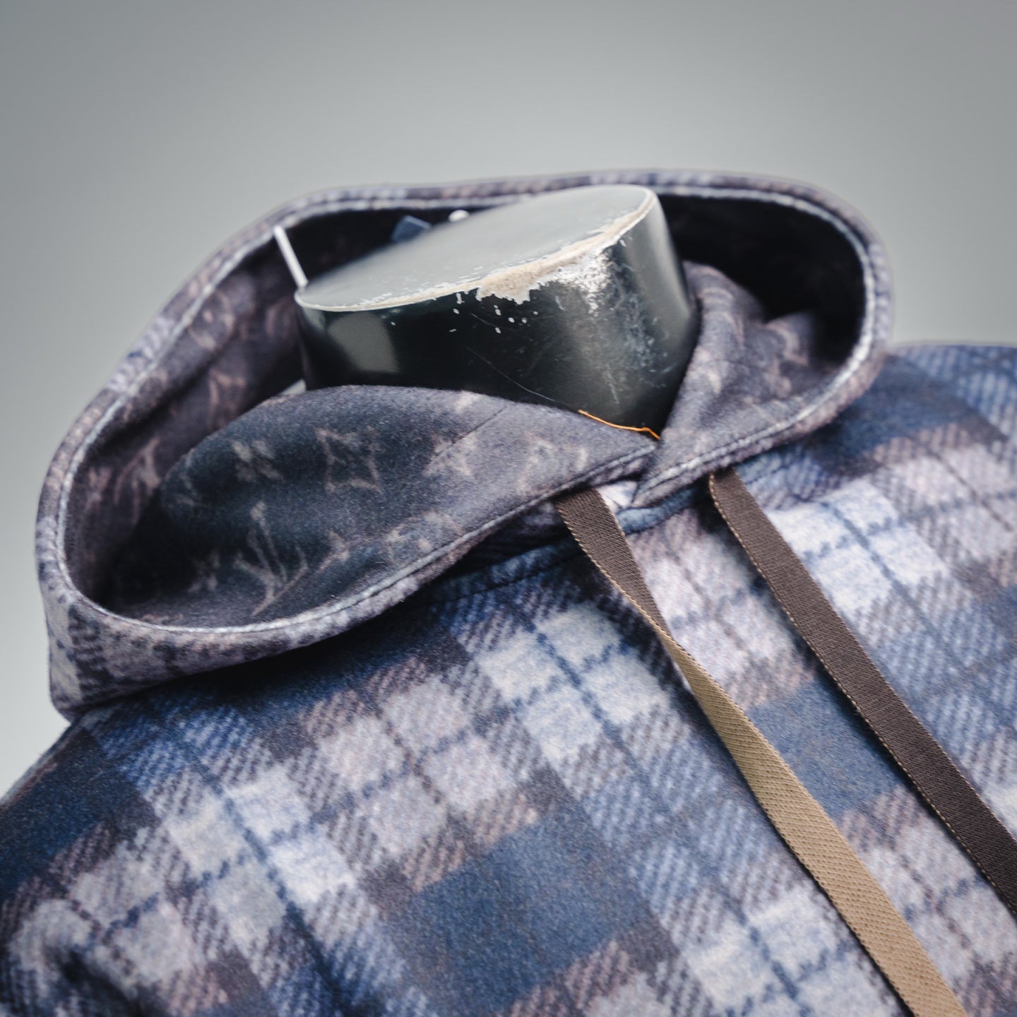 Louis 25fw plaid hoodie