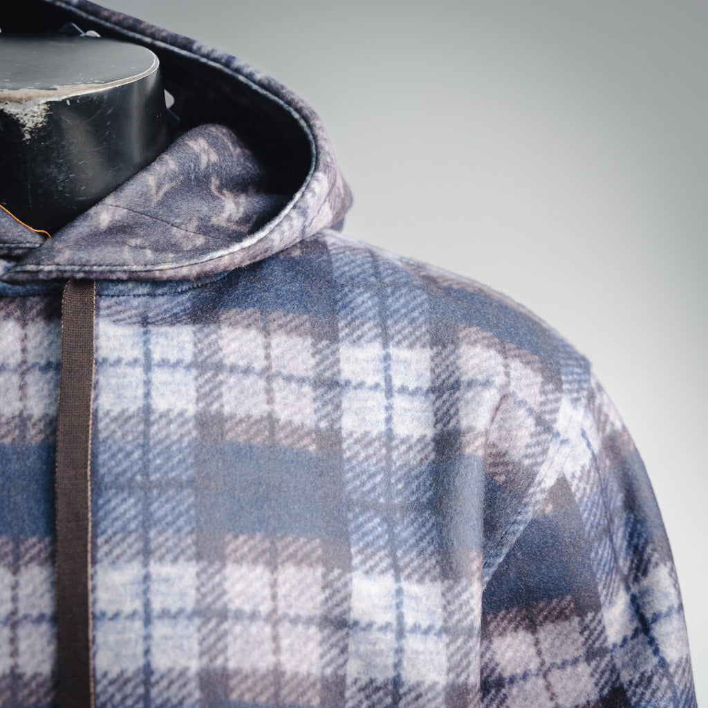 Louis 25fw plaid hoodie