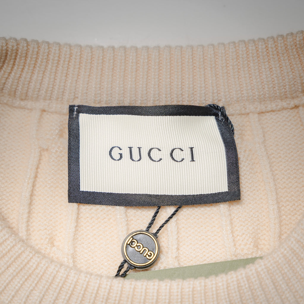 Guc 25fw splicing sweater