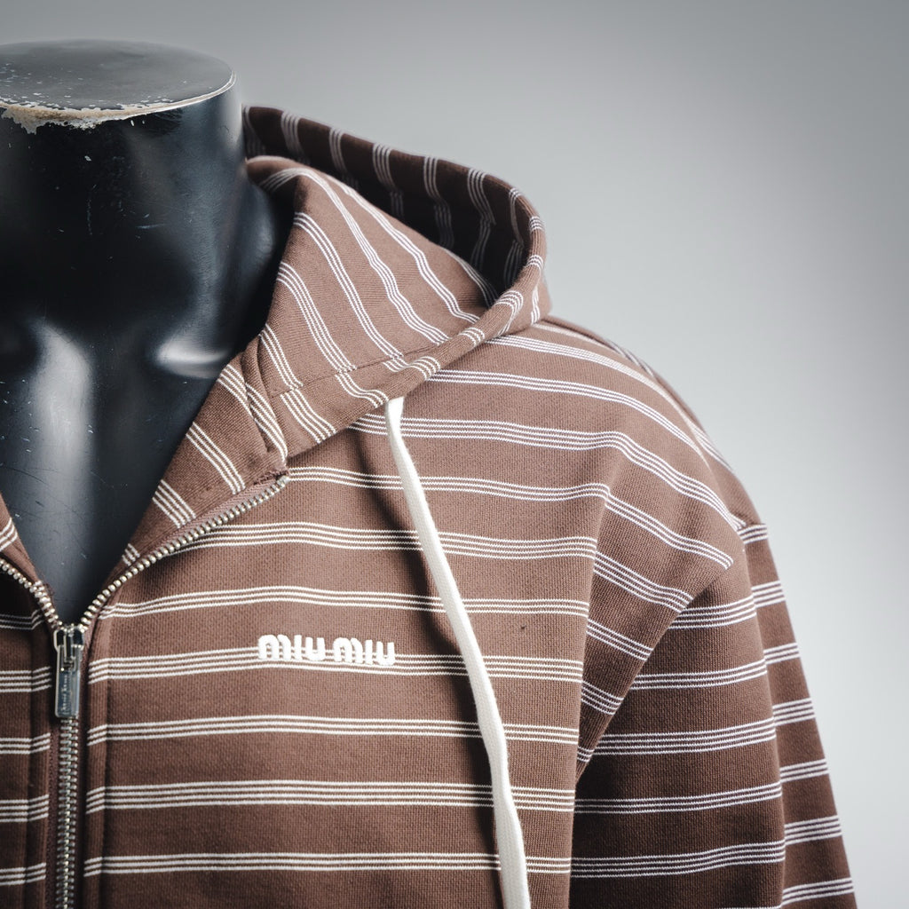 Miu 25fw hoodie jacket