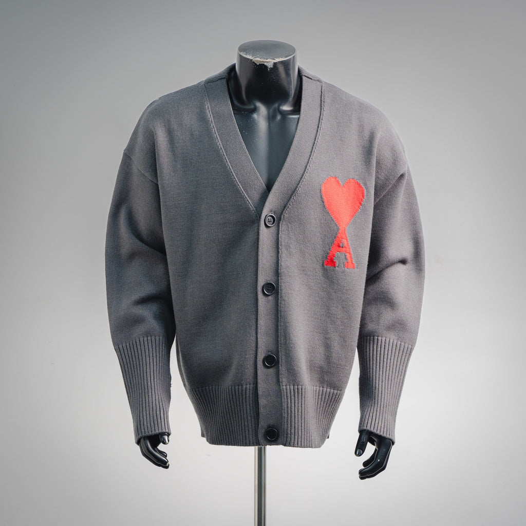 Ami 25fw jacquard cardigan
