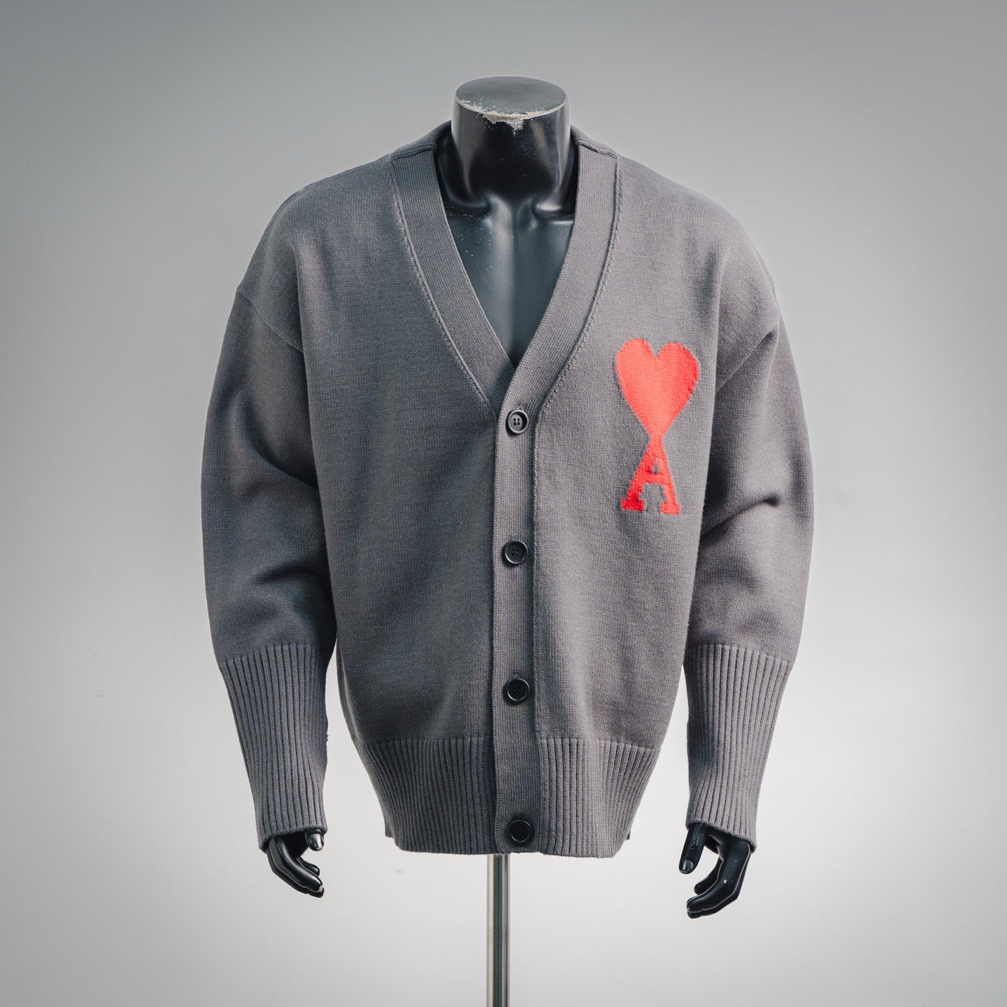 Ami 25fw jacquard cardigan