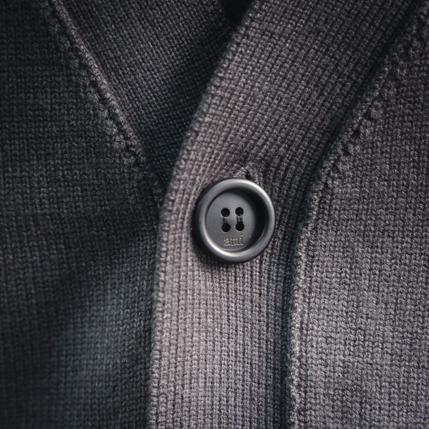 Ami 25fw jacquard cardigan