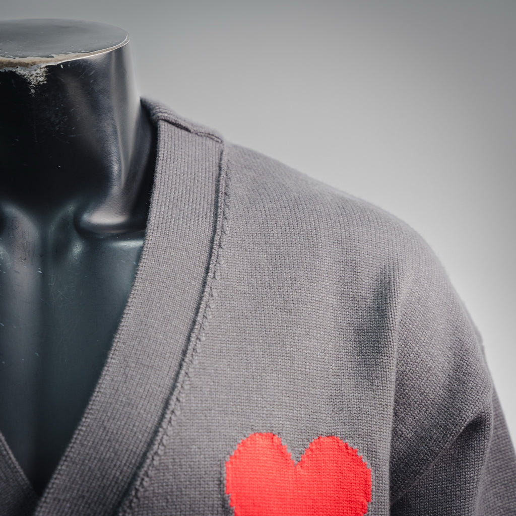 Ami 25fw jacquard cardigan