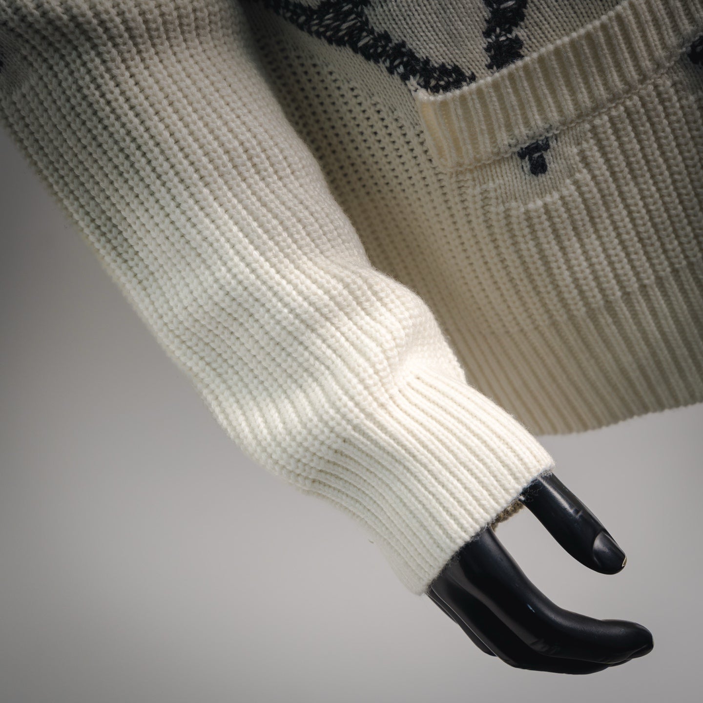 Louis 25fw jacquard cardigan