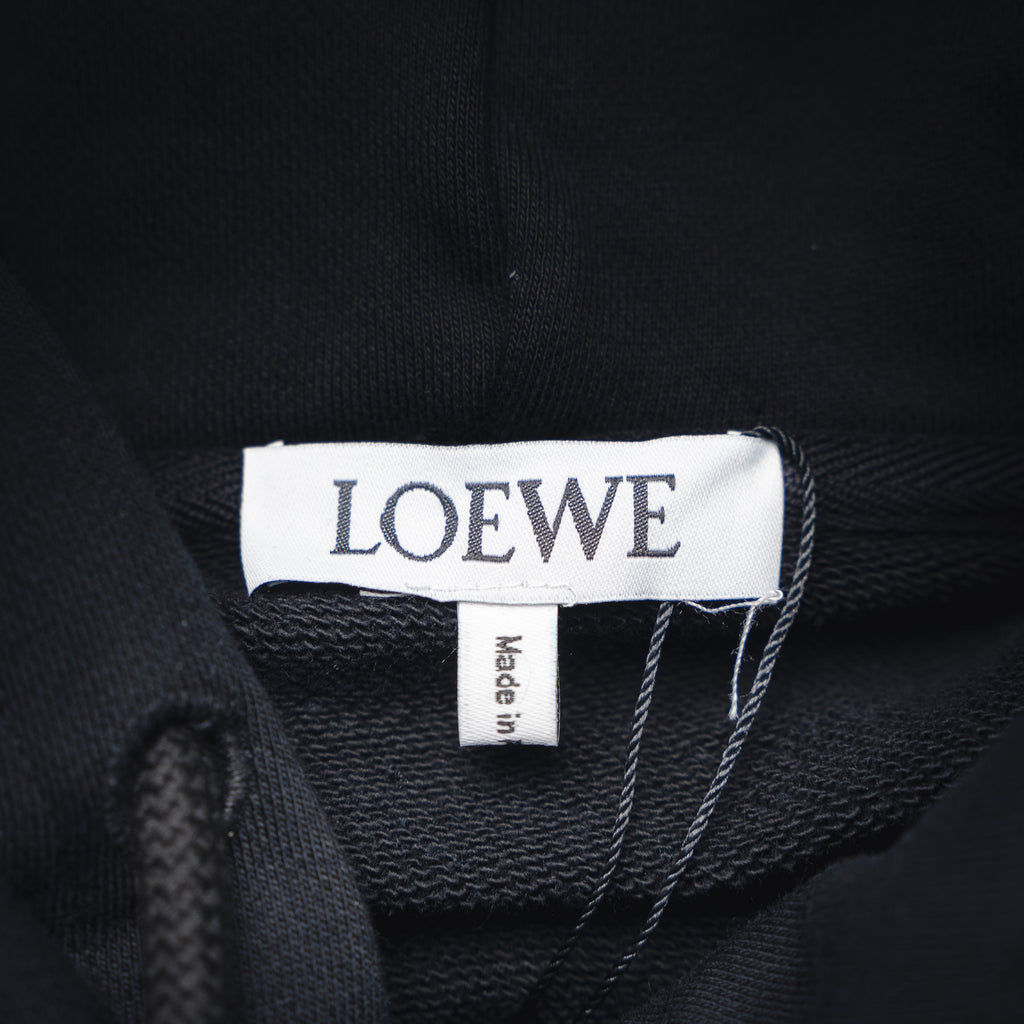 Loe 25fw embroidered hoodie