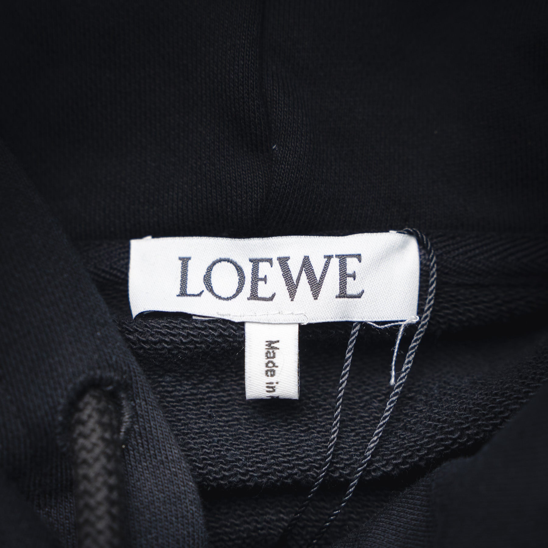 Loe 25fw embroidered hoodie