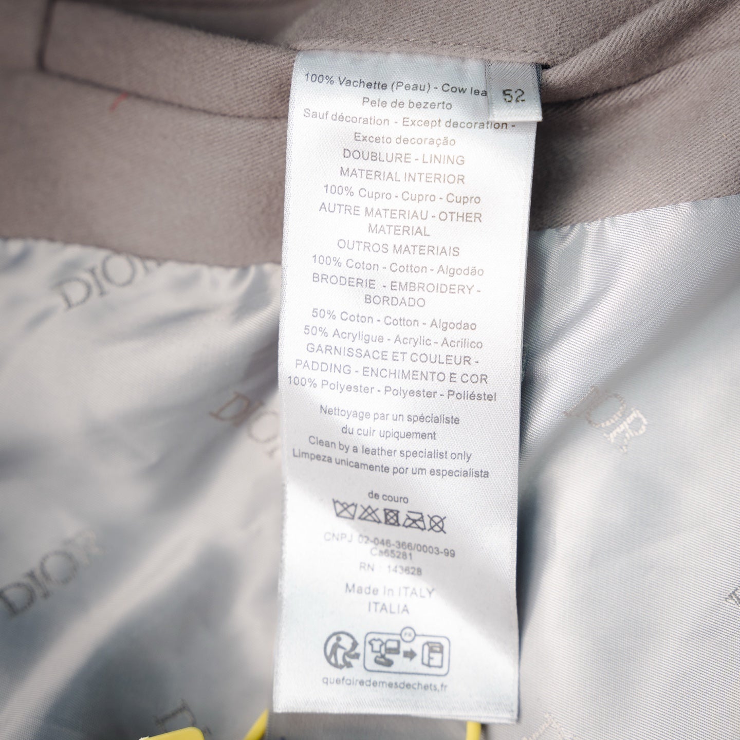 CD 25fw splicing jacket