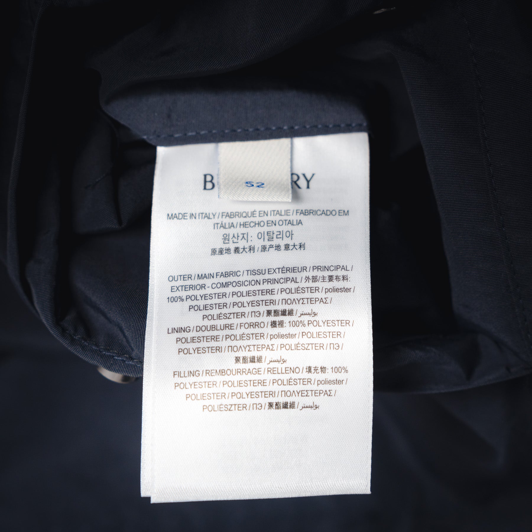 Burbery 25fw reversible jacket