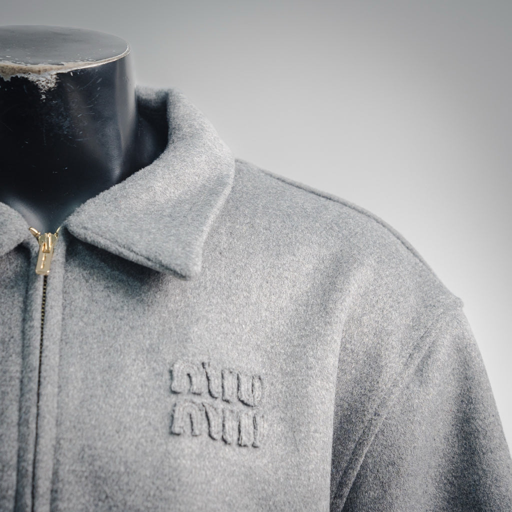 Miu 25fw embroidered jacket