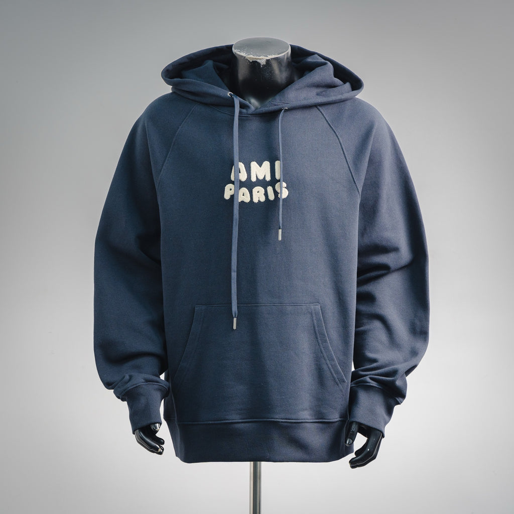 Ami 25fw embroidered hoodie