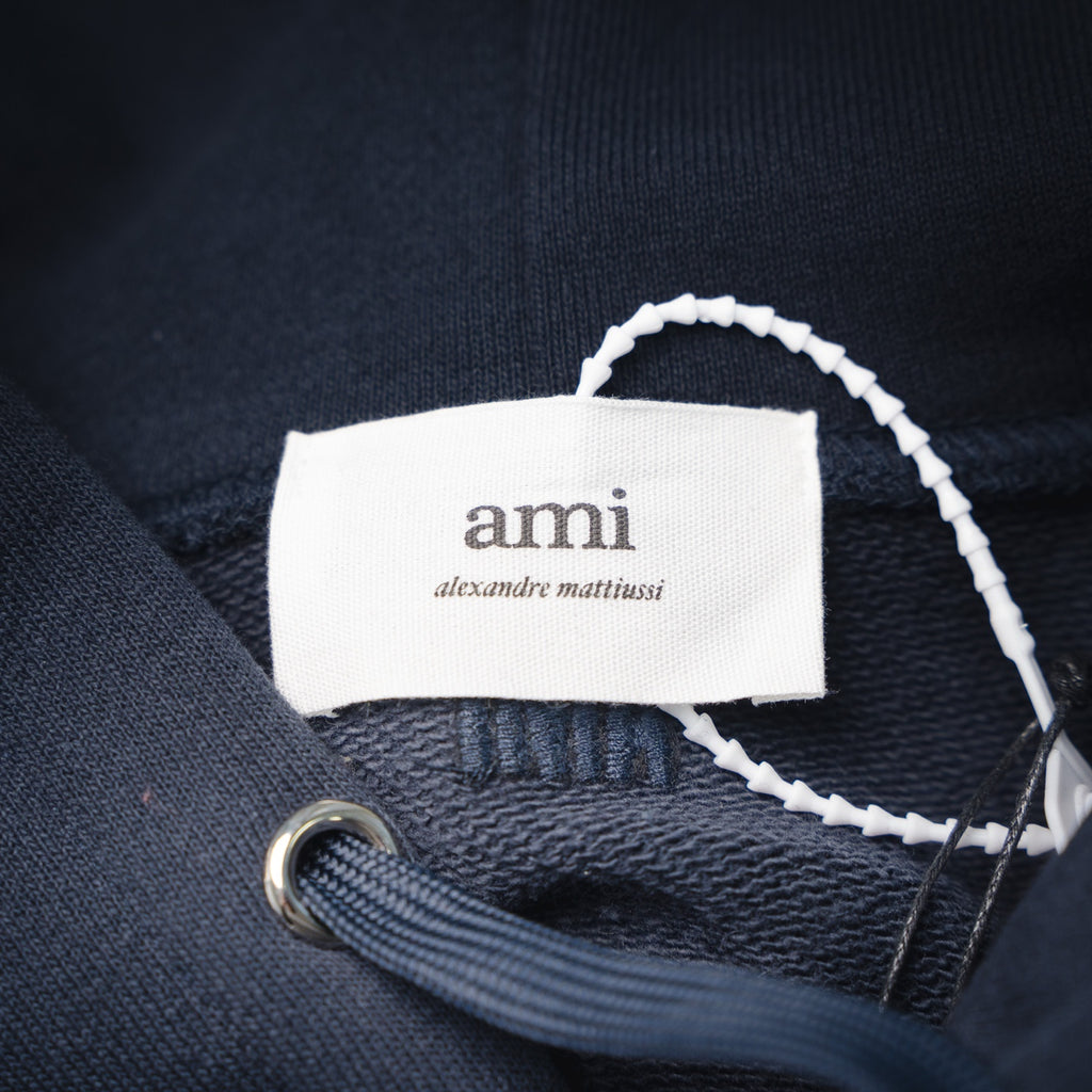 Ami 25fw embroidered hoodie