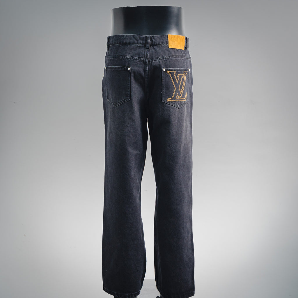 Louis 25fw embroidered jeans