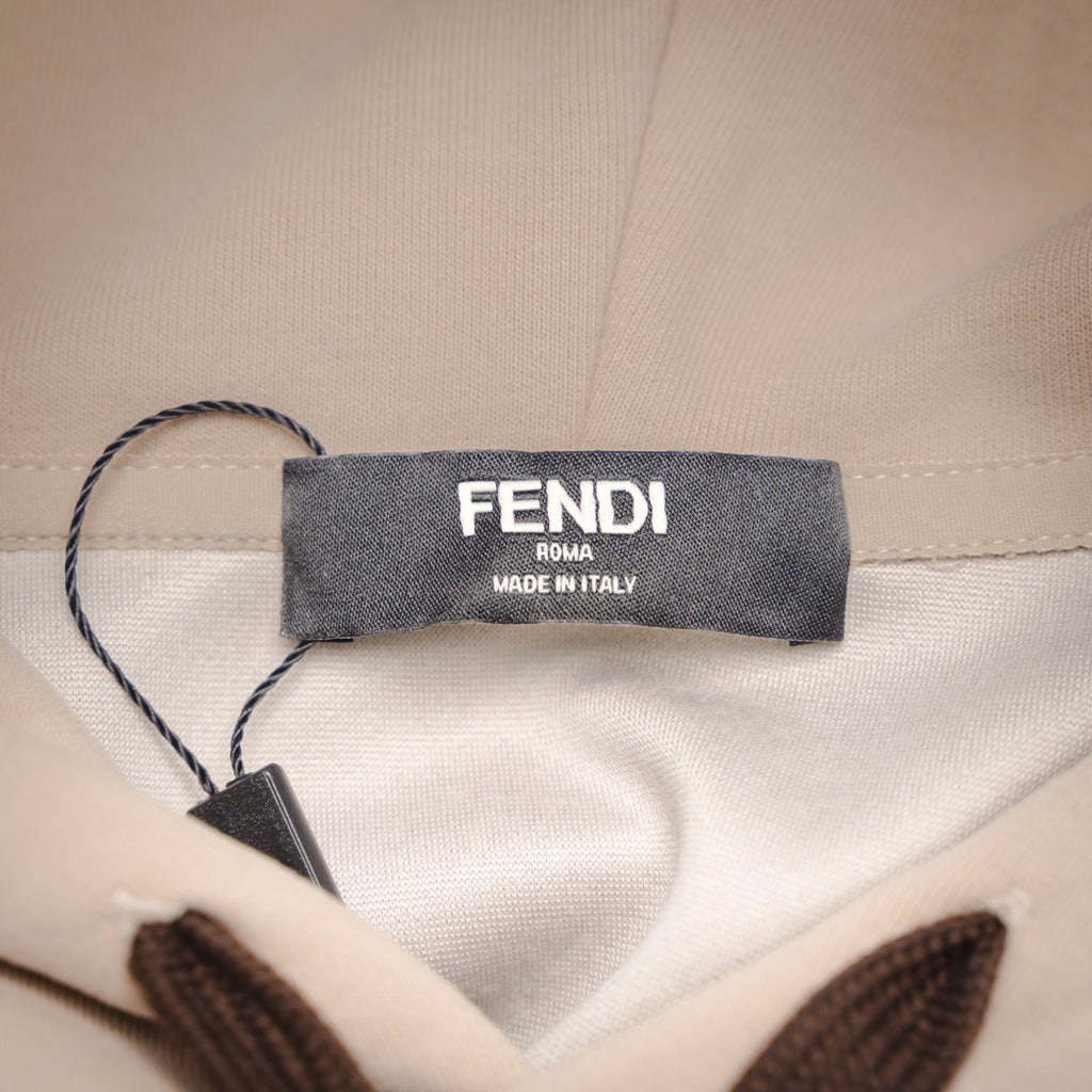 Fend 25fw printed hoodie