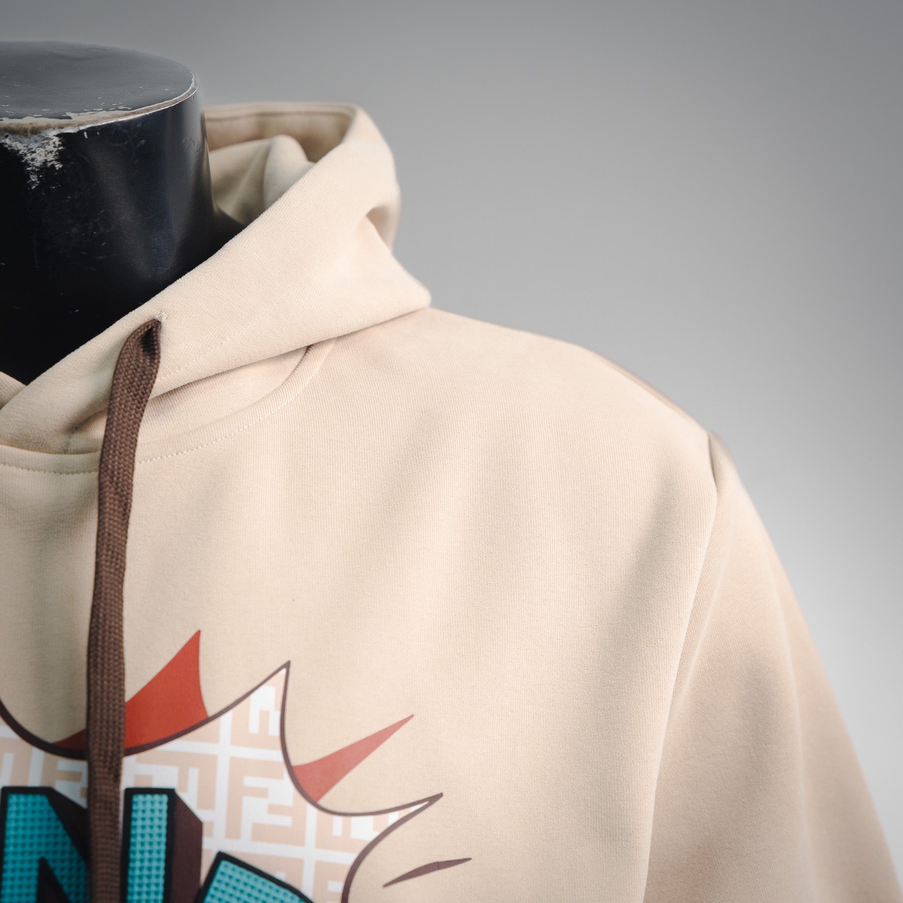 Fend 25fw printed hoodie