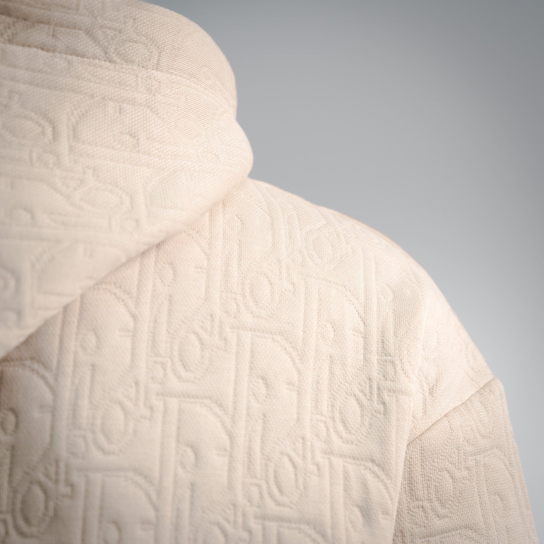 CD 25fw jacquard hoodie