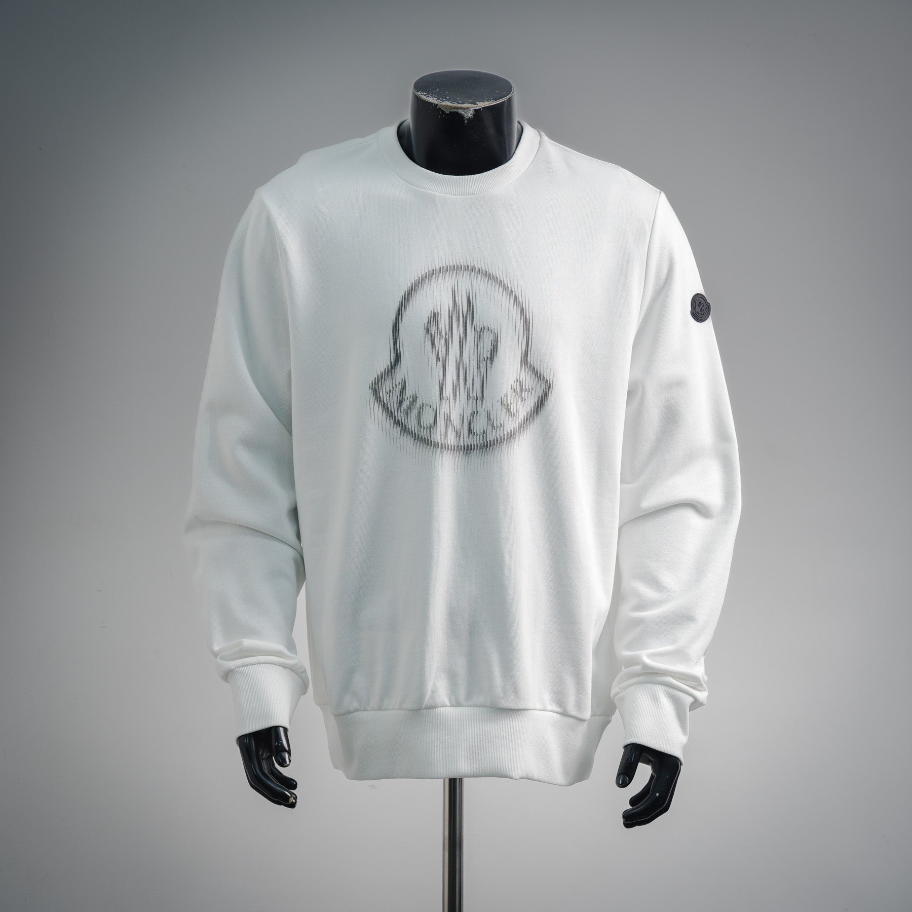 Mon 25fw printed sweatshirt