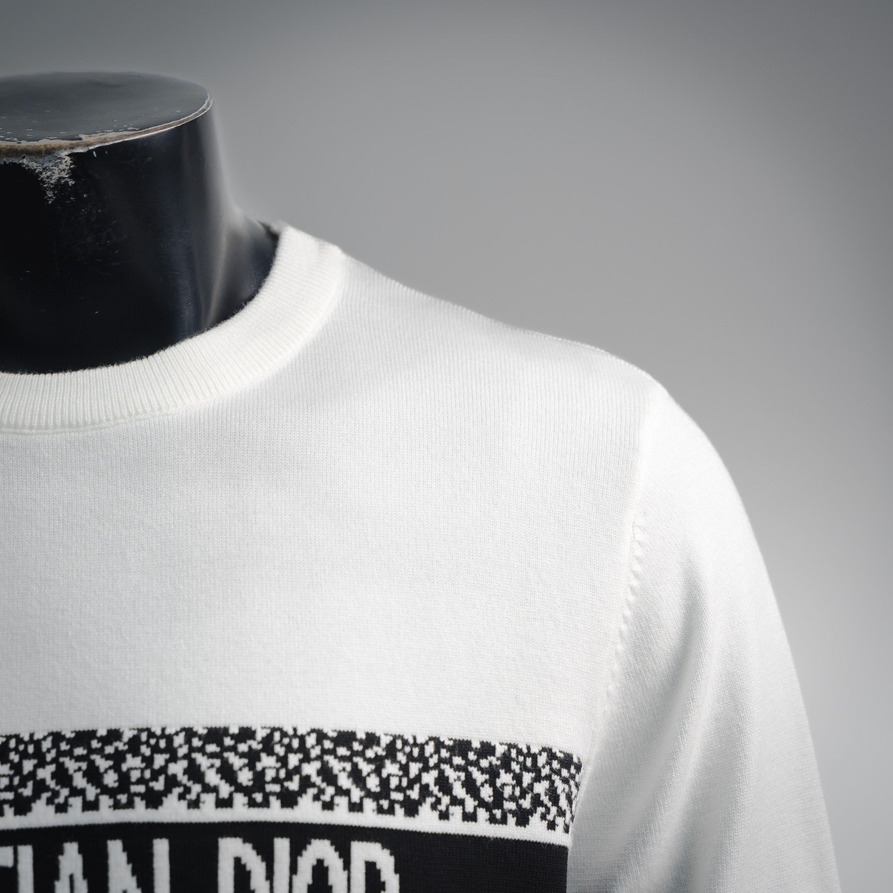 CD 25fw jacquard sweater