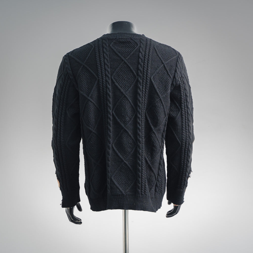 Burbery 25fw splicing sweater