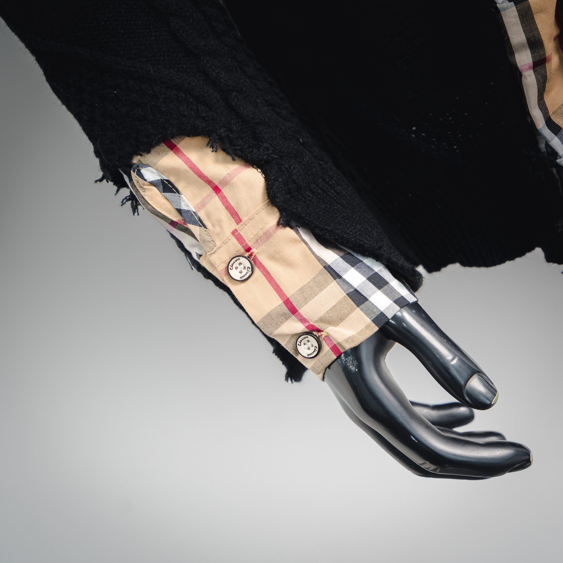 Burbery 25fw splicing sweater