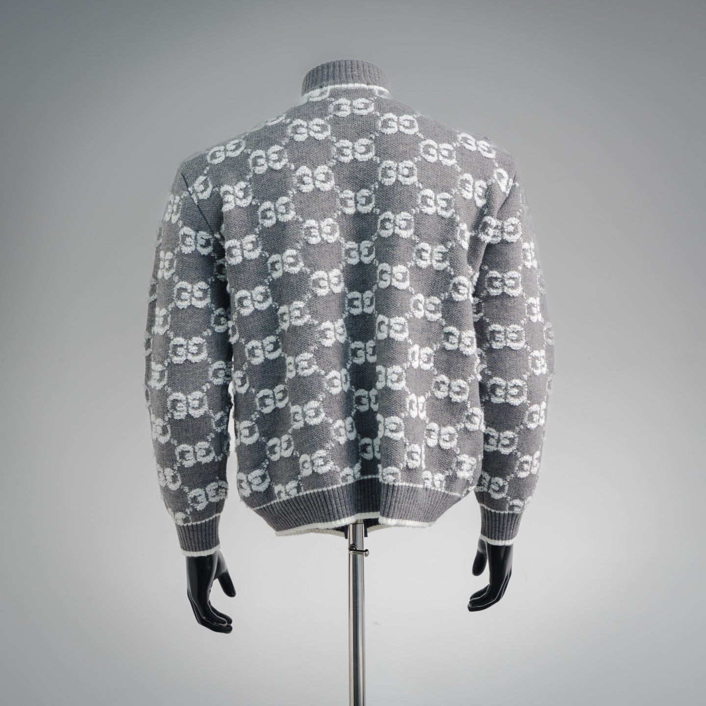 Guc 25fw jacquard cardigan